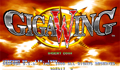 Giga Wing - Screenshot - Game Title Image