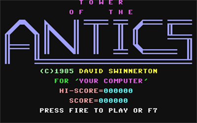 Tower of the Antics - Screenshot - Game Title Image