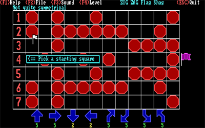 Zig Zag Flag Shag - Screenshot - Gameplay Image