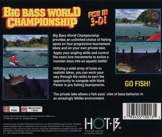 Big Bass World Championship - Box - Back Image