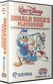 Donald Duck's Playground - Box - 3D Image