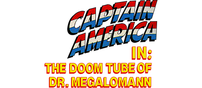 Captain America in: The Doom Tube of Dr. Megalomann - Clear Logo