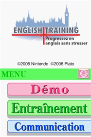 English Training: Have Fun Improving Your Skills - Screenshot - Game Title Image