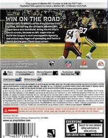 Madden NFL 13 - Box - Back Image