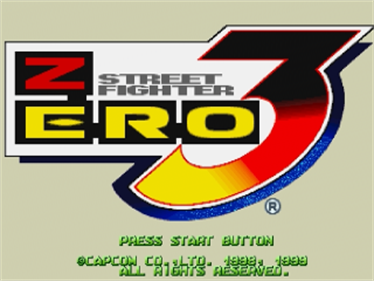 Street Fighter Zero 3 - Screenshot - Game Title Image