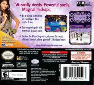 Wizards of Waverly Place - Box - Back Image