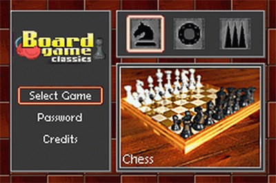 Board Game Classics - Screenshot - Game Select Image