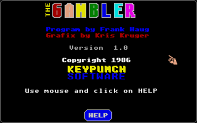 Gambler - Screenshot - Game Title Image