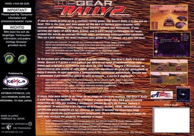 Top Gear Rally 2 - Box - Back Image