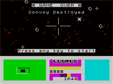 Cosmos: The Ultimate Challenge - Screenshot - Game Over Image