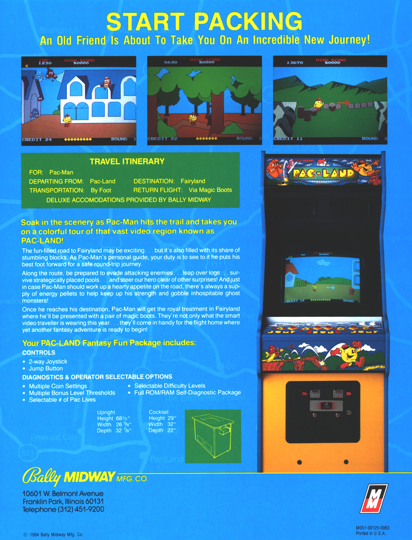 Pac Land Details Launchbox Games Database