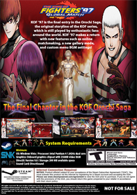 The King of Fighters '97 Global Match - Fanart - Box - Back Image