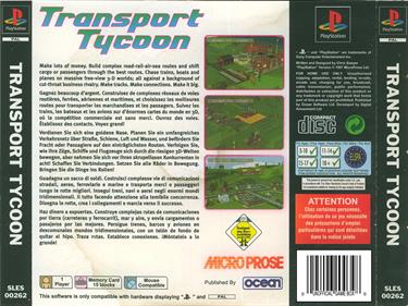 Transport Tycoon - Box - Back Image