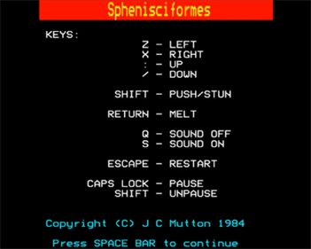 Sphenisciformes - Screenshot - Game Title Image