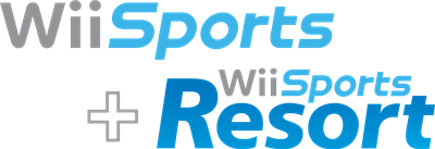 Wii Sports + Wii Sports Resort - Clear Logo Image