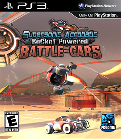 Supersonic Acrobatic Rocket Powered Battle-Cars - Box - Front Image