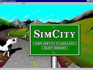 SimCity (1995) - Screenshot - Game Title Image