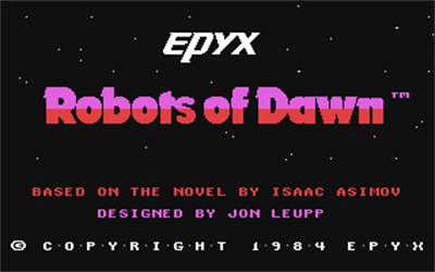 Robots of Dawn - Screenshot - Game Title Image