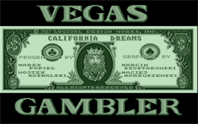 Vegas Gambler - Screenshot - Game Title Image