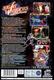 Night Warriors: Darkstalkers' Revenge - Box - Back Image