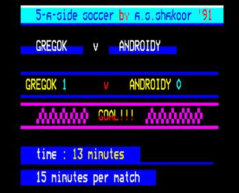 5-A-Side Soccer - Screenshot - Gameplay Image