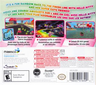 Hello Kitty and Sanrio Friends: 3D Racing - Box - Back Image