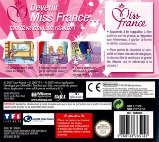 Deviens Miss France - Box - Back Image