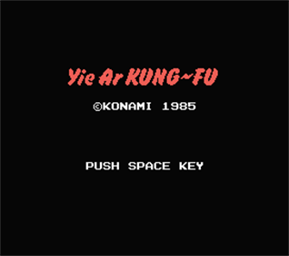 Yie Ar Kung~Fu - Screenshot - Game Title Image