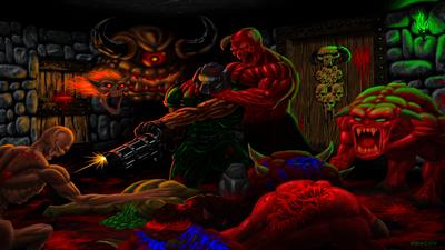 Brutal Doom - Fanart - Background Image