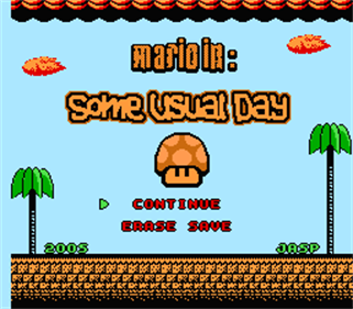 Mario in Some Usual Day - Screenshot - Game Select Image