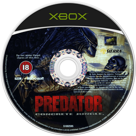 Predator: Concrete Jungle - Disc Image