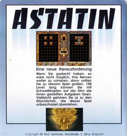 Astatin - Box - Back Image