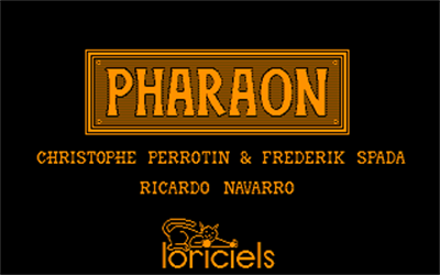 Pharaon - Screenshot - Game Title Image