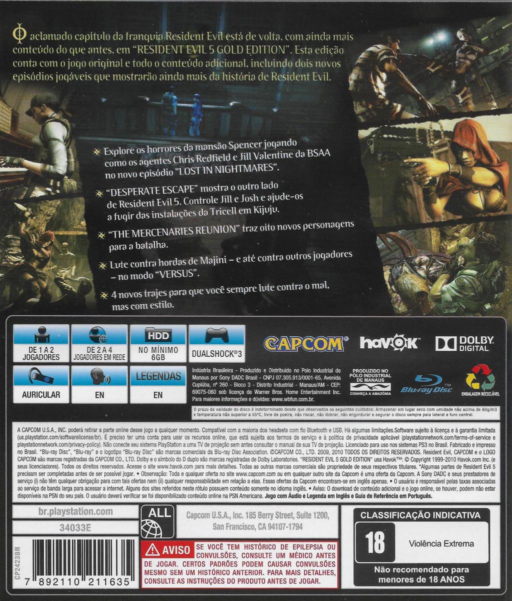 Resident Evil 5: Gold Edition Images - LaunchBox Games Database