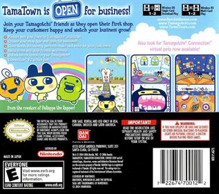 Tamagotchi Connection: Corner Shop - Box - Back Image