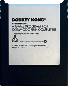 Donkey Kong (Atarisoft) - Cart - Front Image
