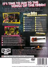 Guitar Hero Encore: Rocks the 80s - Box - Back Image