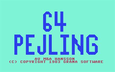 64 Pejling - Screenshot - Game Title Image