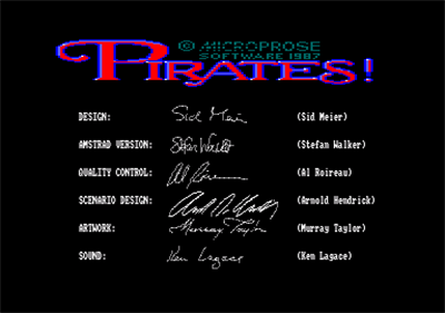 Pirates! - Screenshot - Game Title Image