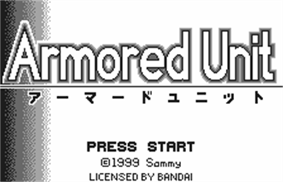 Armored Unit - Screenshot - Game Title Image