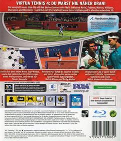 Virtua Tennis 4 - Box - Back Image