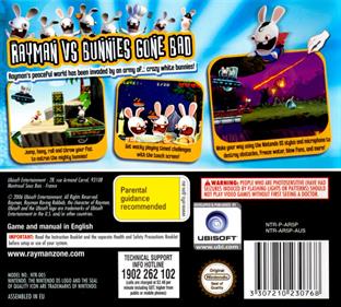 Rayman: Raving Rabbids - Box - Back Image