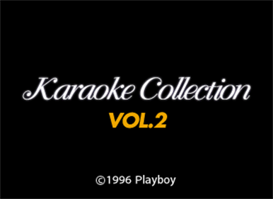Playboy Karaoke Collection Volume 2 - Screenshot - Game Title Image