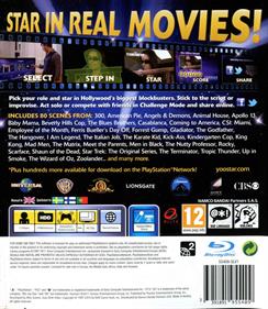 Yoostar 2: In the Movies - Box - Back Image