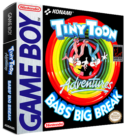 Tiny Toon Adventures: Babs' Big Break - Box - 3D Image