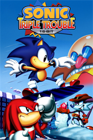 Sonic Triple Trouble 16-Bit - Box - Front Image