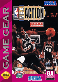 NBA Action starring David Robinson - Box - Front Image