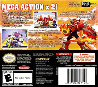 Mega Man Star Force 2: Zerker x Saurian - Box - Back Image