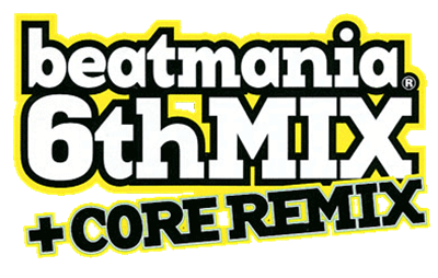 beatmania 6th Mix + Core Remix - Clear Logo Image