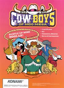 Wild West C.O.W. Boys of Moo Mesa - Advertisement Flyer - Front Image
